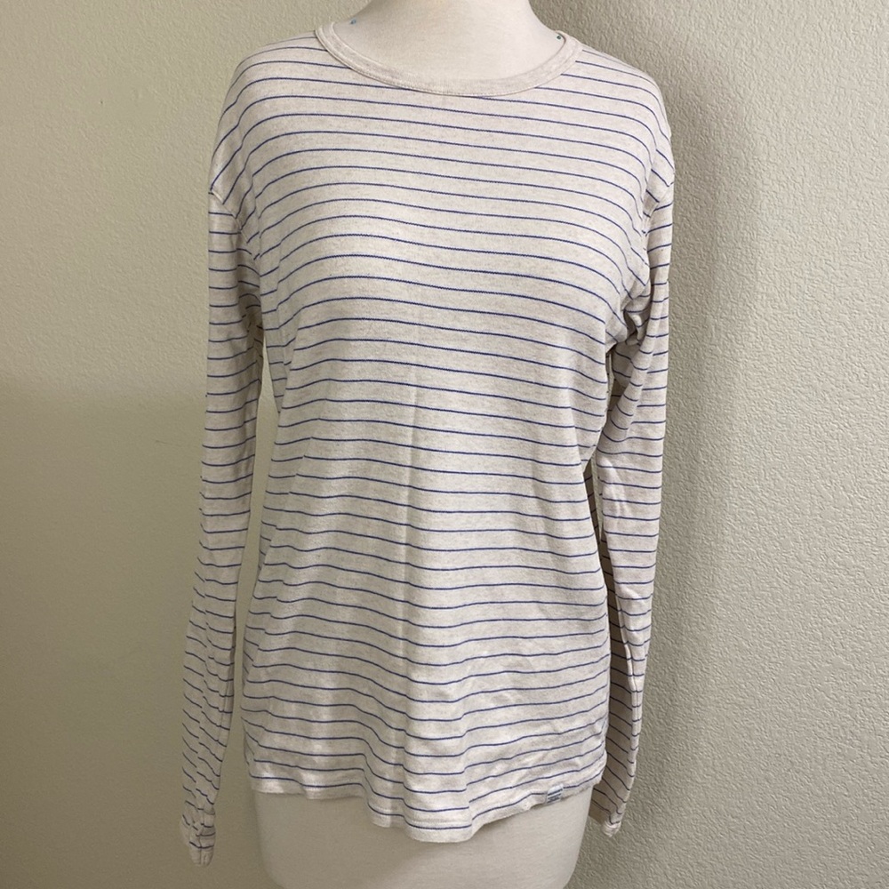 Norse Projects Long sleeve‎ cotton cream Stripe Shirt